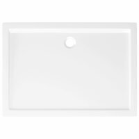 Douchebak rechthoekig 80x110 cm ABS wit 8720286206119 5