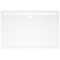 Douchebak rechthoekig 80x120 cm ABS wit 8720286206126 4