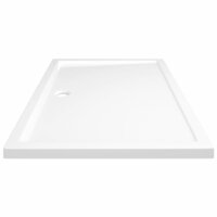 Douchebak rechthoekig 80x120 cm ABS wit 8720286206126 5