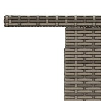 Tuintafel 100x55x73 cm poly rattan en acaciahout grijs 8721012335127 9