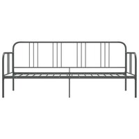 Slaapbankframe metaal grijs 90x200 cm 8720286162507 3