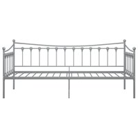 Slaapbankframe metaal grijs 90x200 cm 8720286195536 6