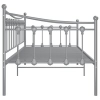 Slaapbankframe metaal grijs 90x200 cm 8720286195536 7