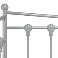 Slaapbankframe metaal grijs 90x200 cm 8720286195536 9