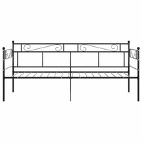 Slaapbankframe metaal zwart 90x200 cm 8720286195635 4