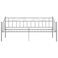 Slaapbankframe metaal grijs 90x200 cm 8720286195710 4