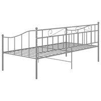 Slaapbankframe metaal grijs 90x200 cm 8720286195710 6