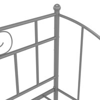 Slaapbankframe metaal grijs 90x200 cm 8720286195710 7