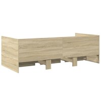 Slaapbank met lades 75x190 cm bewerkt hout sonoma eikenkleurig 8721102624872 6