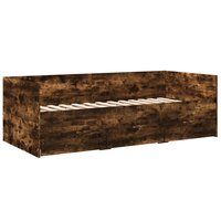 Slaapbank met lades 75x190 cm bewerkt hout gerookt eikenkleurig 8721102624896 2