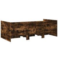 Slaapbank met lades 75x190 cm bewerkt hout gerookt eikenkleurig 8721102624896 6