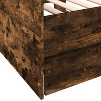 Slaapbank met lades 75x190 cm bewerkt hout gerookt eikenkleurig 8721102624896 7