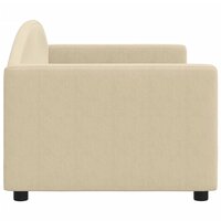 Slaapbank 80x200 cm stof cr&egrave;mekleurig 8720845954055 4