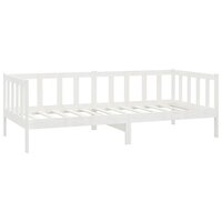 Bedbank massief grenenhout wit 90x200 cm 8720286641378 5