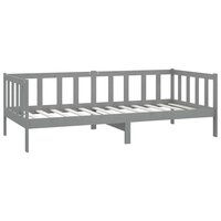 Bedbank massief grenenhout grijs 90x200 cm 8720286641385 5