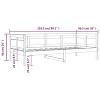 Slaapbank massief grenenhout wit 90x200 cm 8720287072768 11