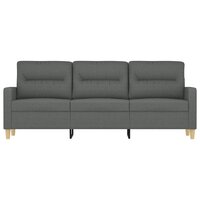 Driezitsbank 180 cm stof donkergrijs 8721012139701 3