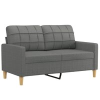2-delige Loungeset met kussens stof donkergrijs 8721012062429 3