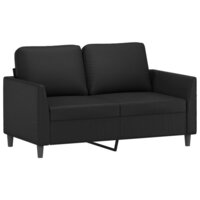 3-delige Loungeset met kussens kunstleer zwart 8721012067226 3