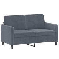 2-delige Loungeset fluweel donkergrijs 8721012069428 3