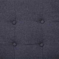 Tweezitsbank met armleuningen staal en stof donkergrijs 8719883588469 7