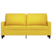 Tweezitsbank 140 cm stof lichtgeel 8721012138940 3