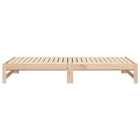 Slaapbank uitschuifbaar massief grenenhout 2x(100x200) cm 8720845639242 10