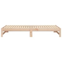 Slaapbank uitschuifbaar massief grenenhout 2x(90x200) cm 8720845639297 10