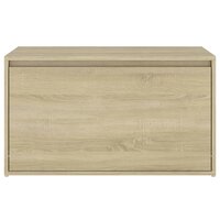 Halbank 80x40x45 cm bewerkt hout sonoma eikenkleurig 8720286642665 5
