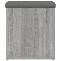 Opbergbankje 42x42x45 cm bewerkt hout grijs sonoma eikenkleurig 8721012162419 6