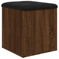 Opbergbankje 42x42x45 cm bewerkt hout bruineikenkleurig 8721012162426 7