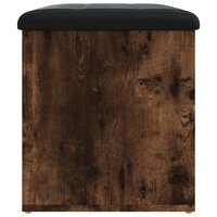 Opbergbankje 62x42x45 cm bewerkt hout gerookt eikenkleurig 8721012162471 6