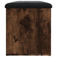 Opbergbankje 82x42x45 cm bewerkt hout gerookt eikenkleurig 8721012162549 6