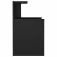 Nachtkastje 40x35x60 cm bewerkt hout zwart 8720286557822 4