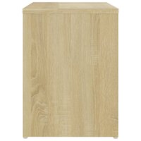 Nachtkastje 40x30x40 cm bewerkt hout sonoma eikenkleurig 8720286558409 4