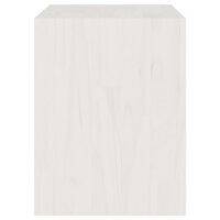 Nachtkastje 40x30,5x40 cm massief grenenhout wit 8720286607558 6