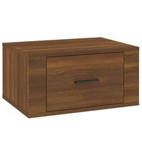 Nachtkastje wandgemonteerd 50x36x25 cm bruin eikenkleur 8720287222583 2