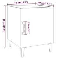 Nachtkastje bewerkt hout gerookt eikenkleurig 8720286973257 7