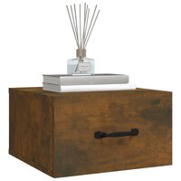 Nachtkastje wandgemonteerd 35x35x20 cm gerookt eikenkleurig 8720287086864 4