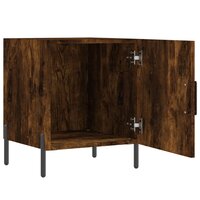 Nachtkastje 40x40x50 cm bewerkt hout gerookt eikenkleurig 8720845911690 5