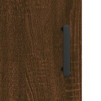 Nachtkastje 40x40x50 cm bewerkt hout bruin eikenkleur 8720845911737 10