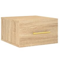 Nachtkastje wandgemonteerd 35x35x20 cm sonoma eikenkleurig 8720845946357 2