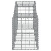 Schanskorf gewelfd 300x50x60/80 cm gegalvaniseerd ijzer 8720845651763 4