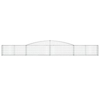 Schanskorf gewelfd 400x30x40/60 cm gegalvaniseerd ijzer 8720845651855 3