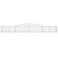 Schanskorf gewelfd 400x50x40/60 cm gegalvaniseerd ijzer 8720845651954 3