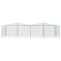 Schanskorf gewelfd verhoogd 200x50x50 cm gegalvaniseerd ijzer 8720845652050 3