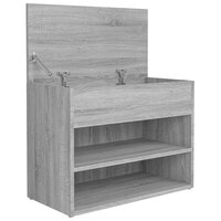 Schoenenbank 60x30x45 cm bewerkt hout grijs sonoma eikenkleurig 8720286956984 7