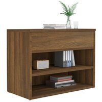 Schoenenbank 60x30x45 cm bewerkt hout bruineikenkleurig 8720286956991 4