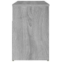 Schoenenbank 80x30x45 cm bewerkt hout grijs sonoma eikenkleurig 8720286957011 7