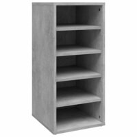 Schoenenkast 31,5x35x70 cm bewerkt hout betongrijs 8720286646694 2